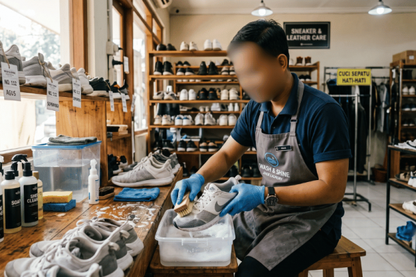 Panduan Kursus Laundry Sepatu: Teknik Deep Cleaning Tanpa Merusak Bahan