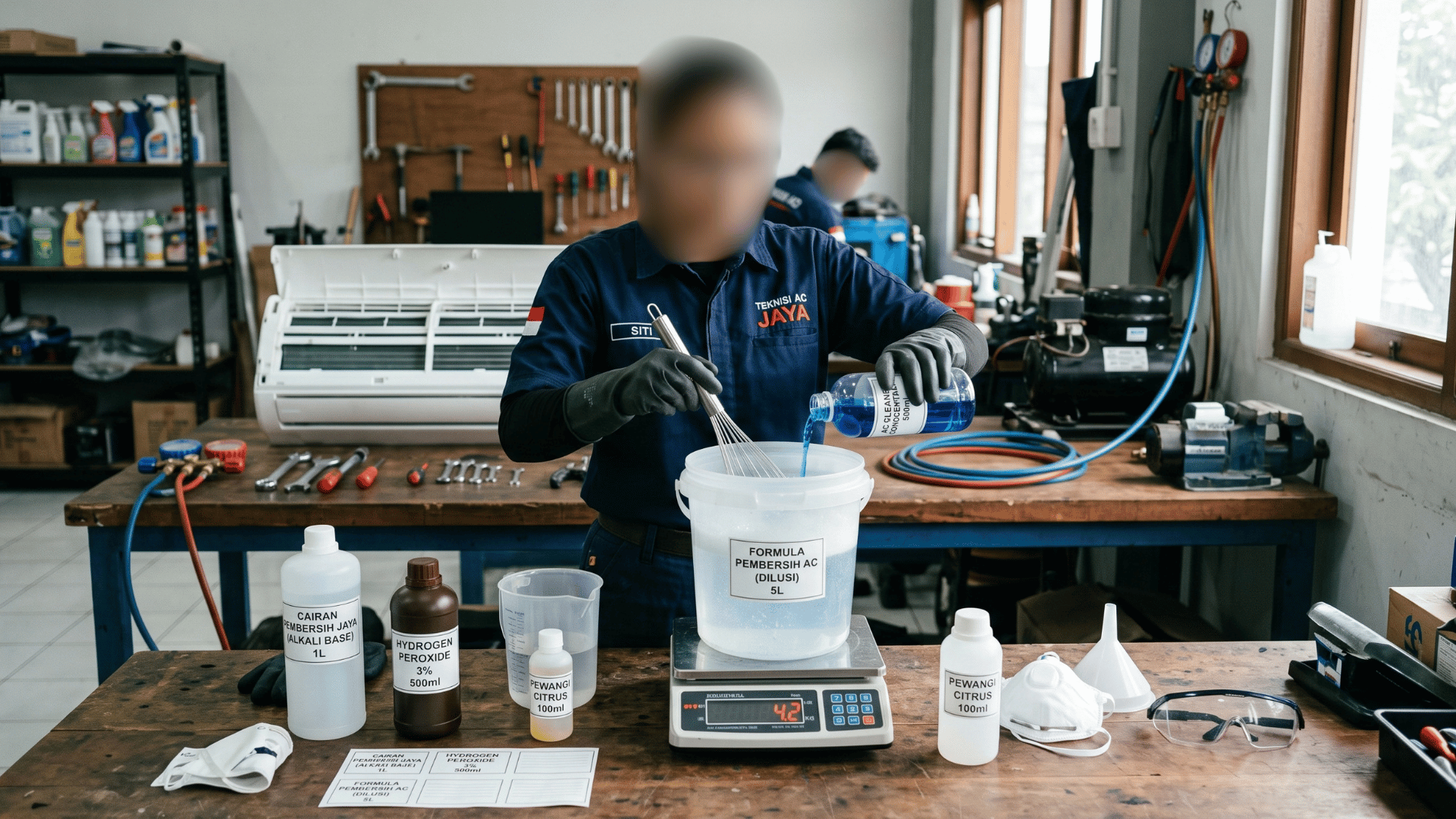 Formula Cairan Pembersih AC Tidak Bisa Asal Campur