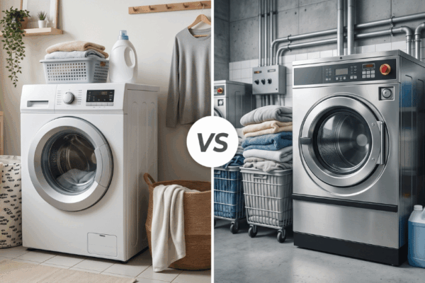Kenapa Usaha Laundry Tidak Boleh Pakai Mesin Cuci Rumah Biasa? Ini Perbedaan Mesin Komersial